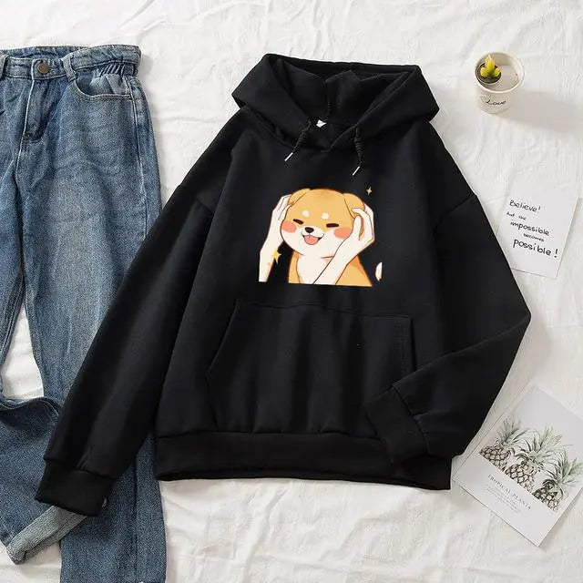 Casual Loose Printed Sweater for Men and Women