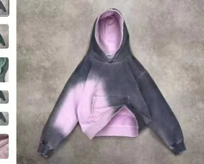 Y2K Gradient Gothic Hoodie