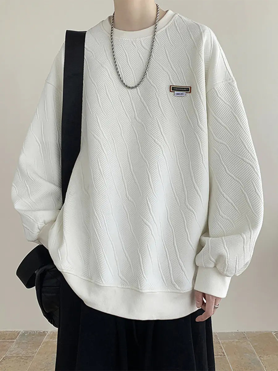 Harajuku Couple Pullover Sweater for Men and Women