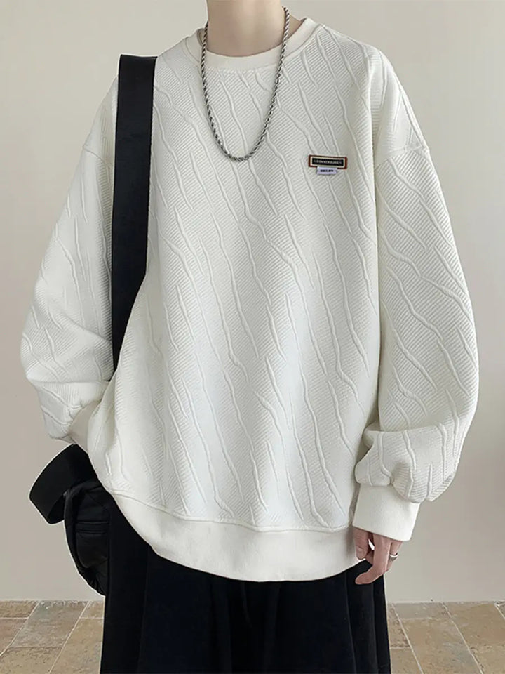 Harajuku Couple Pullover Sweater for Men and Women