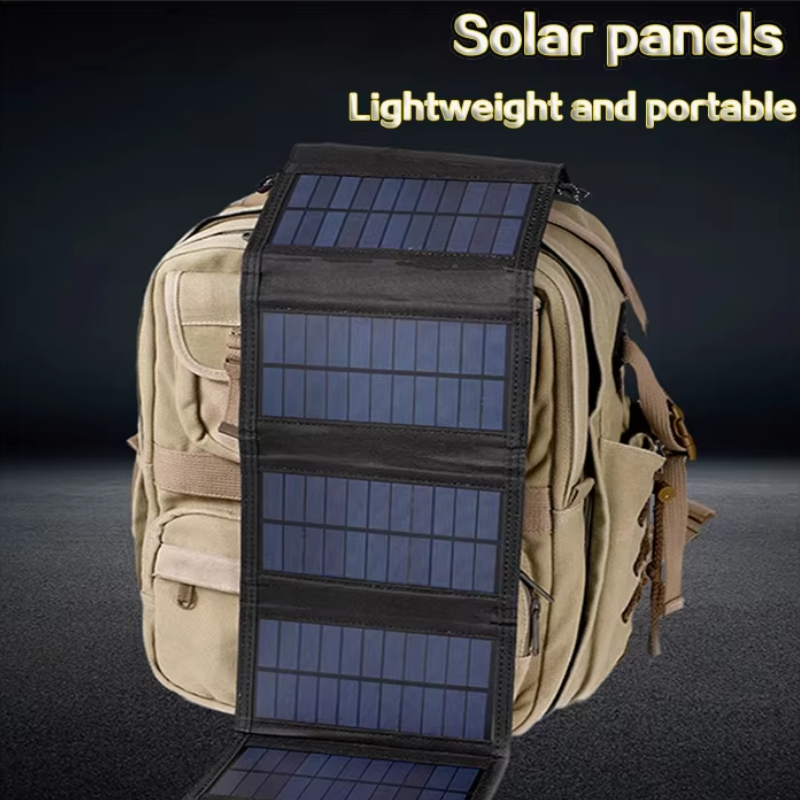 NNEOBA Foldable Solar Panel Charger with 20W/h Portable USB