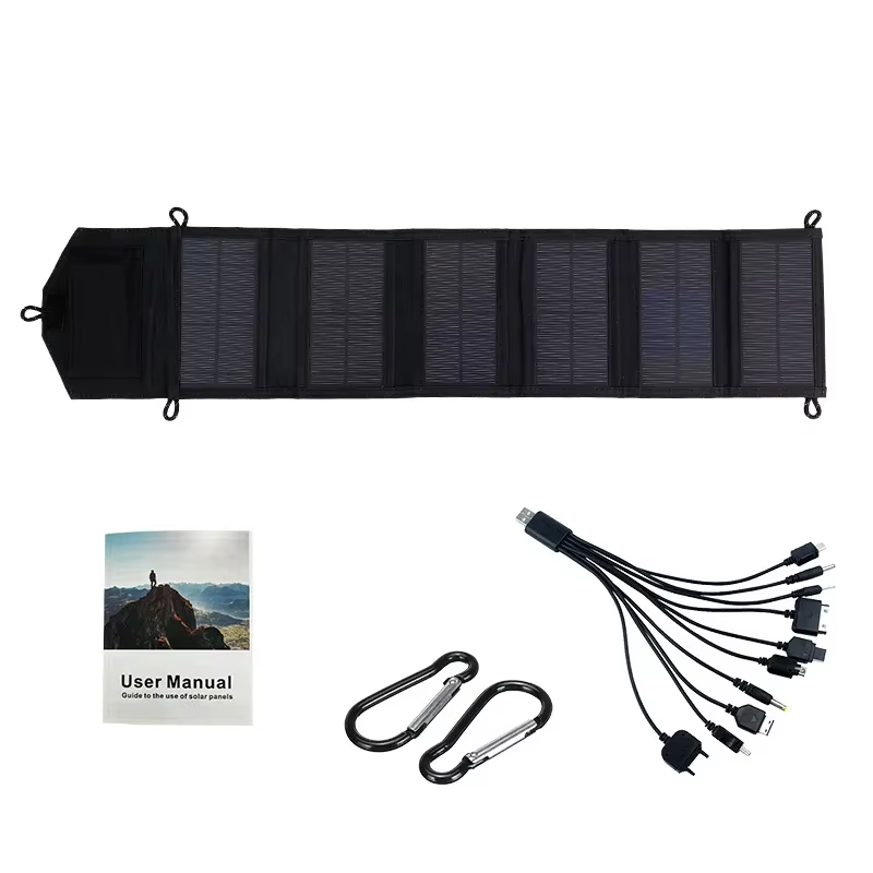 NNEOBA Foldable Solar Panel Charger with 20W/h Portable USB