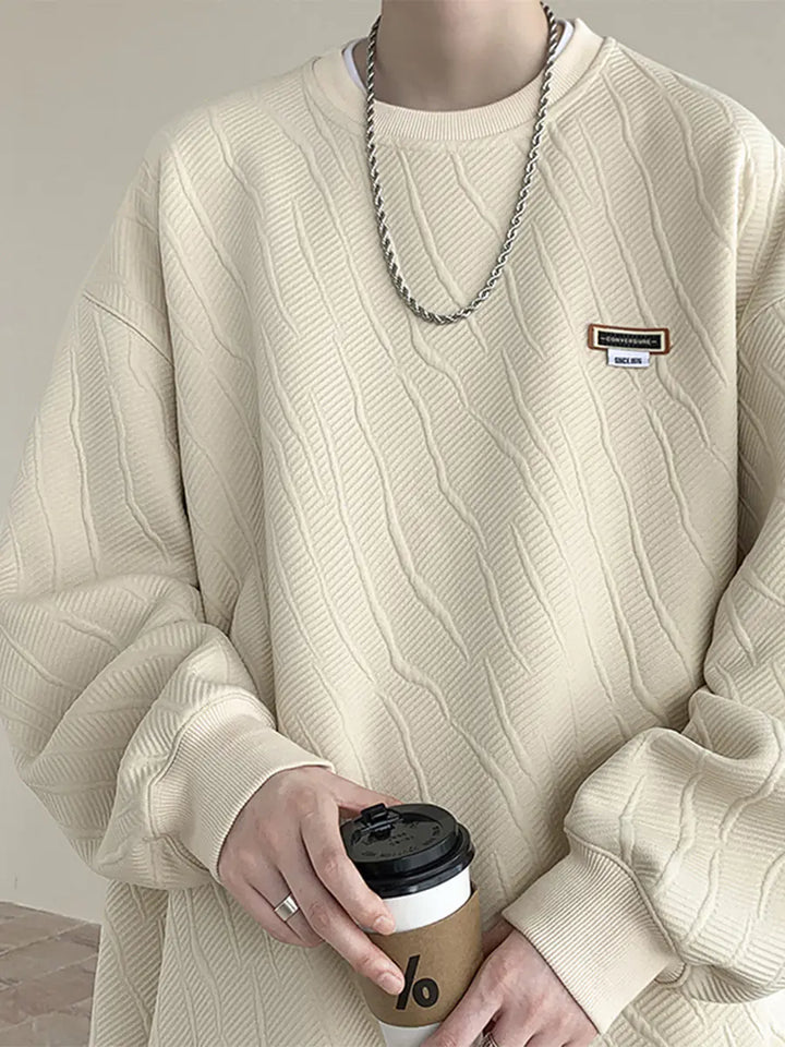 Harajuku Couple Pullover Sweater for Men and Women